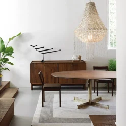 Lando Sideboards Buffets<Novella Walnut Low Sideboard
