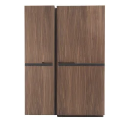 Riva 1920 Dressers<Nuit 2 -Door Walnut Closet by Giuliano Cappelletti