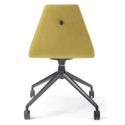 Sitia Office Chairs<Nuki Yellow Swivel Office Chair with Castors