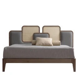 Modesign Beds<Nuvola Canaletto Walnut King Size Bed