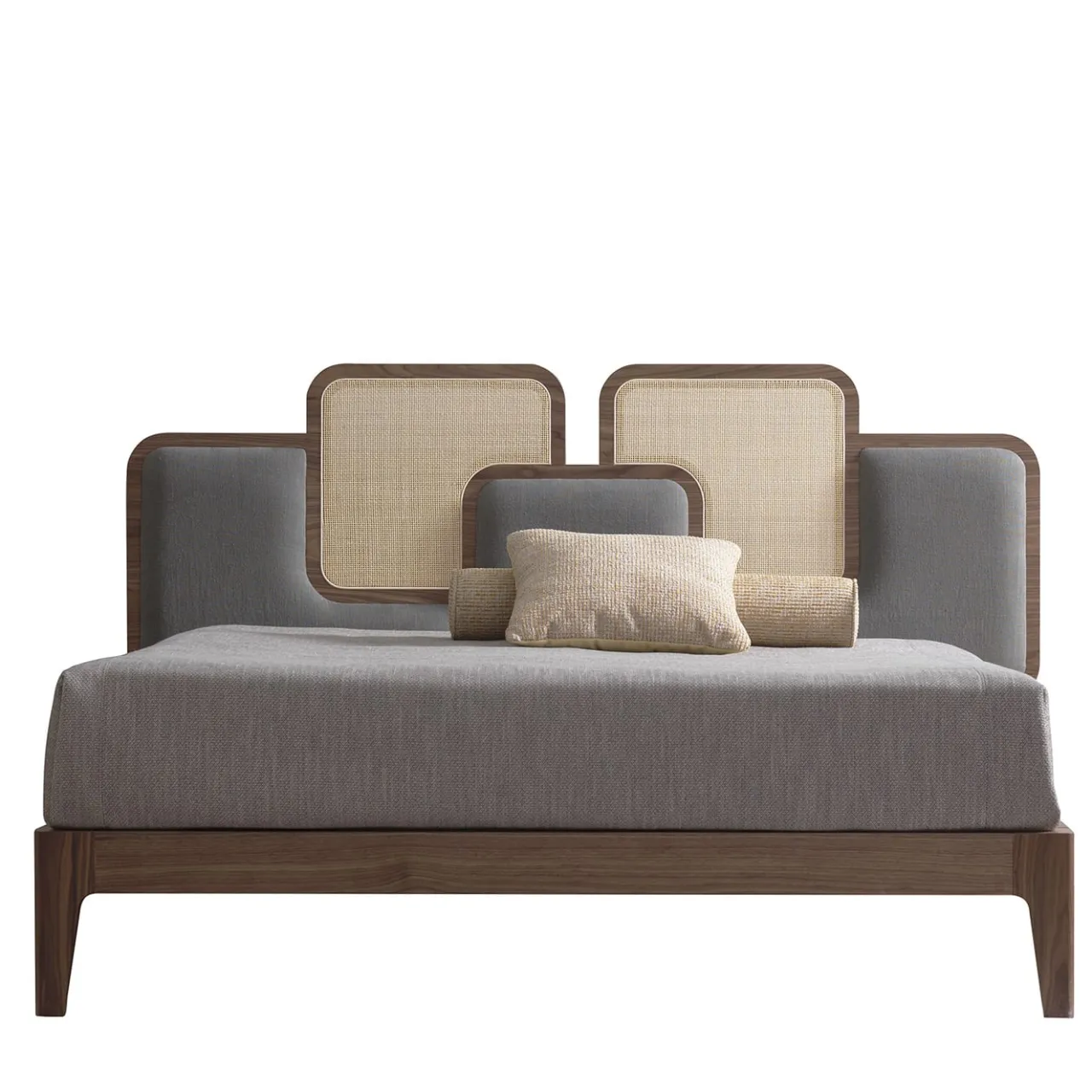 Modesign Beds<Nuvola Canaletto Walnut King Size Bed