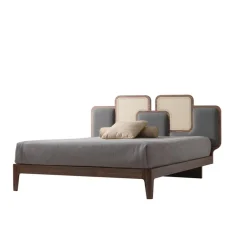Modesign Beds<Nuvola Canaletto Walnut King Size Bed