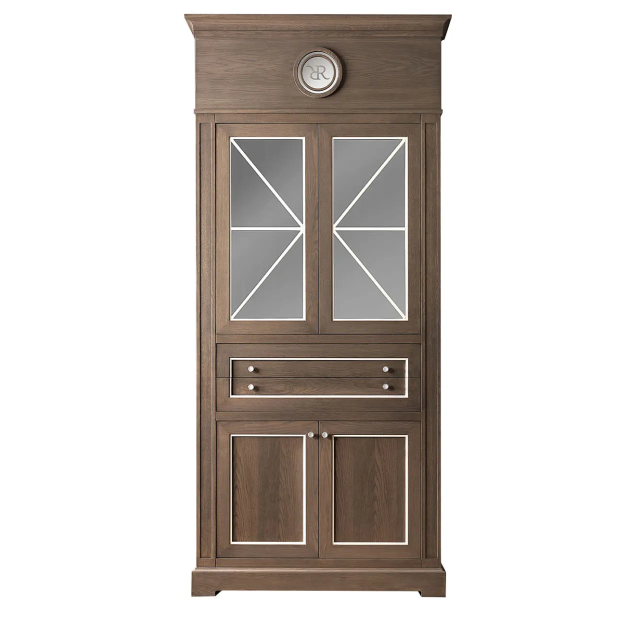 Ros Italia Interiors Cabinets<Oak Wood Armoire Cabinet