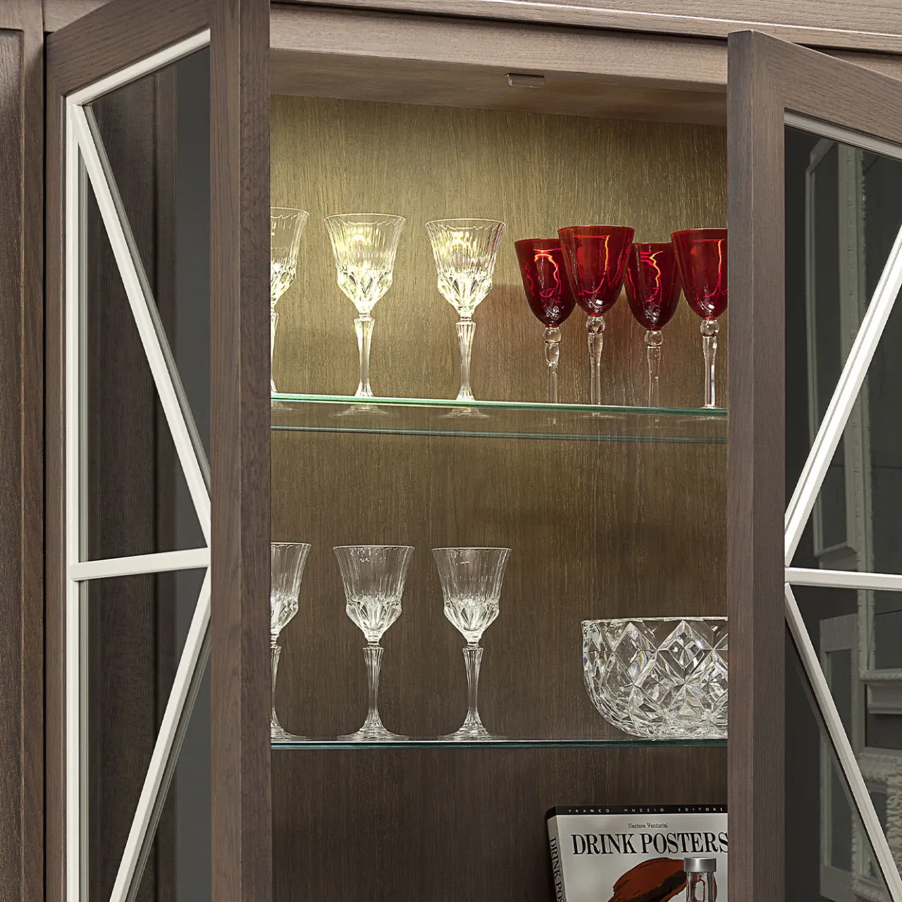 Ros Italia Interiors Cabinets<Oak Wood Armoire Cabinet