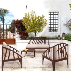 TrackDesign Sofas<Oblì Corten Steel Sofa