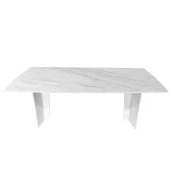 Stefano Giaquinto Dining Tables<Oblong Steven Table in White Marble