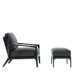 Giorgio Collection Lounge Chairs<Occasional Chair In Velvet Or Suede fabric Armchair