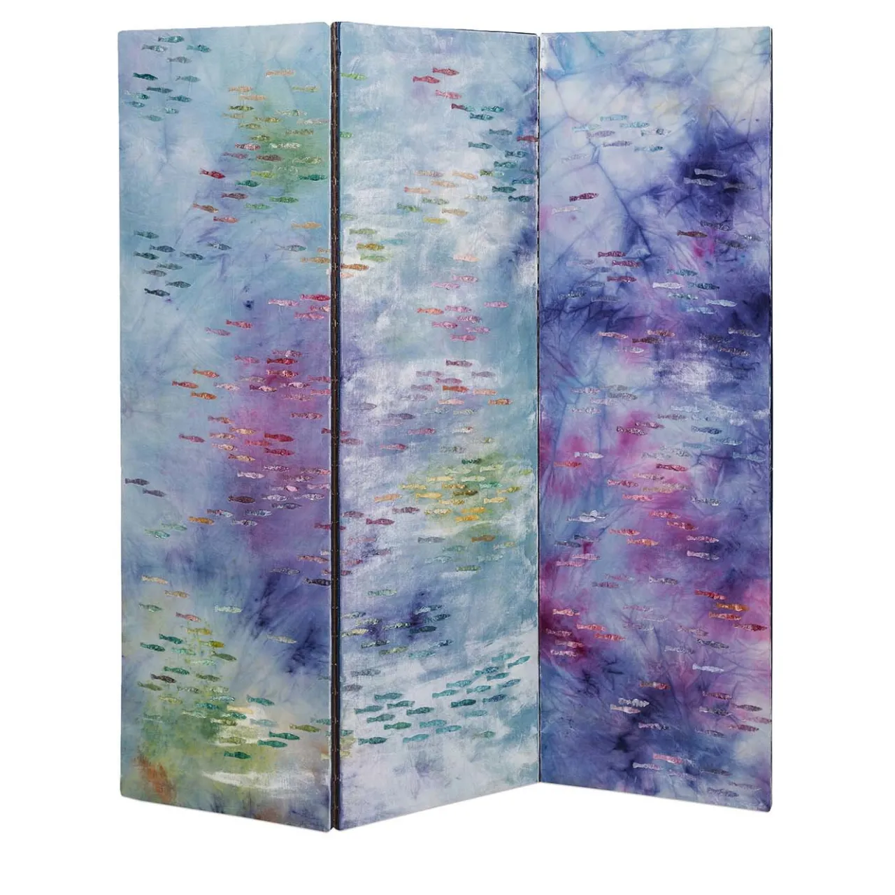 Anna Paola Cibin Room Dividers<Ocean Labyrinth Velvet Screen