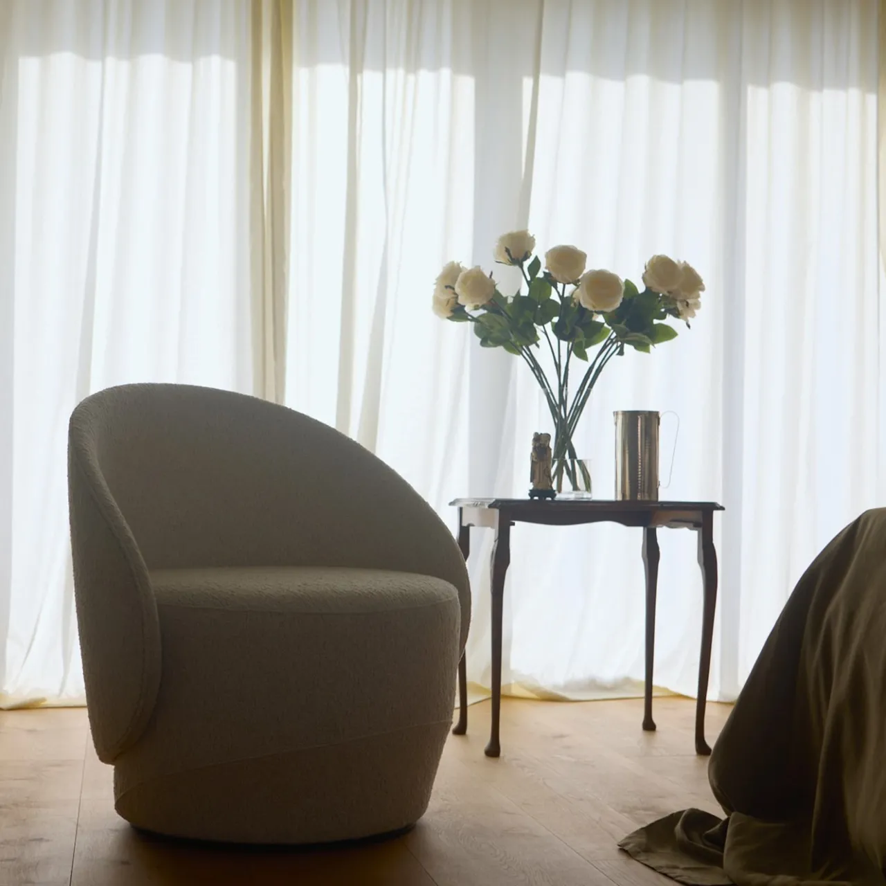 Real Piel Armchairs<Ohr Hamptons White Armchair