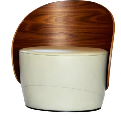 Real Piel Lounge Chairs<Ohr Walnut Lounge Chair