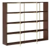 Armani Casa Bookcases<Olimpia Bookcase Canaletto Walnut