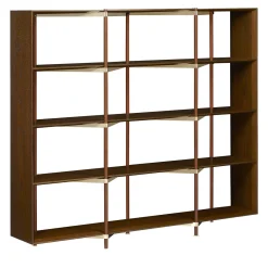 Armani Casa Bookcases<Olimpia Bookcase Hazelnut Oak