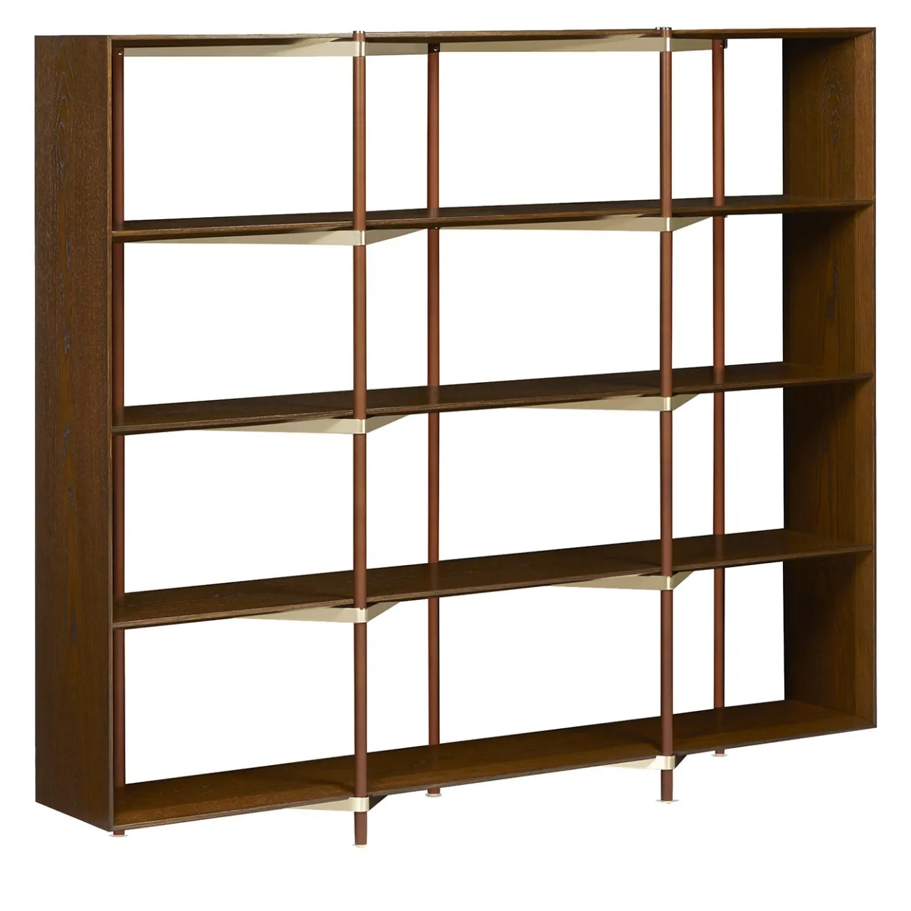Armani Casa Bookcases<Olimpia Bookcase Hazelnut Oak
