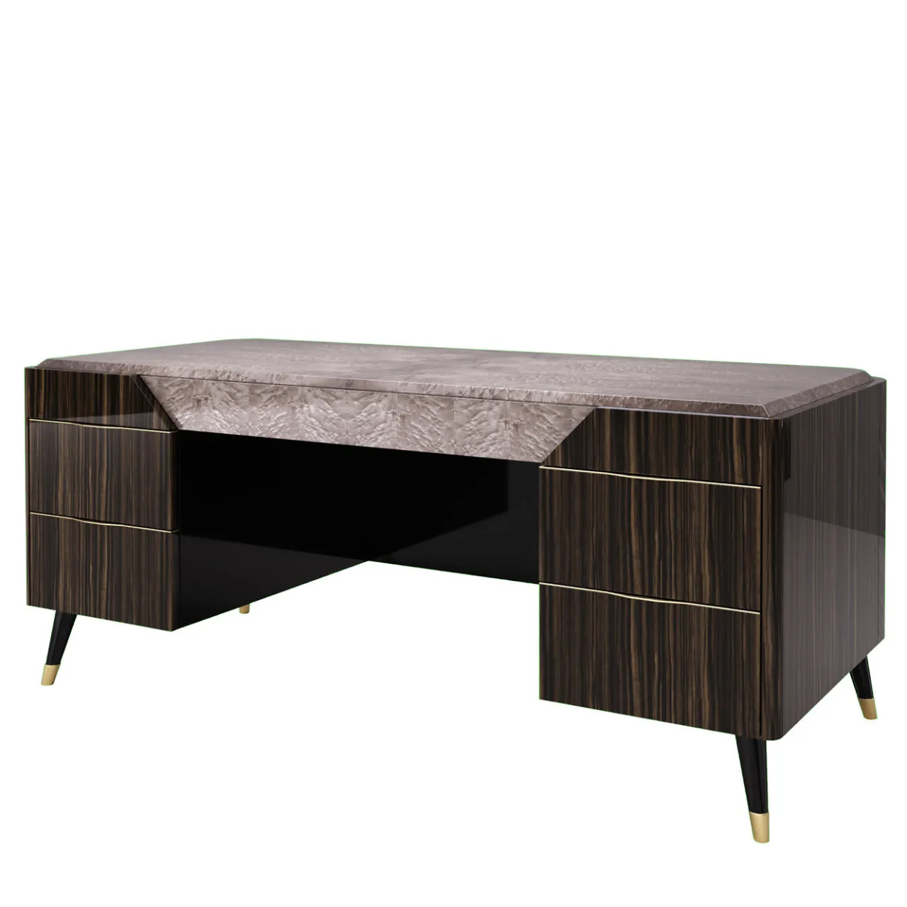 Cafedesart Desk & Writing Tables<Olivette Dark Wood Writing Desk