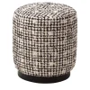 Arcahorn Ottomans & Poufs<Olivia Black-And-White Pouf
