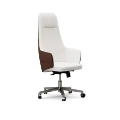 Living Couture Office Chairs<Olivia Leather Swivel Chair
