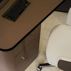 Living Couture Office Chairs<Olivia Leather Swivel Chair
