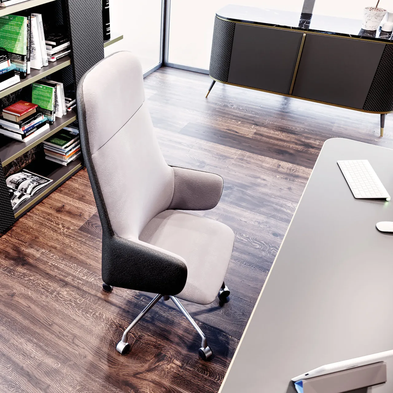 Living Couture Office Chairs<Olivia Swivel Armchair