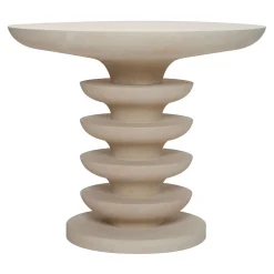 Pimar Limestone Side Tables<Ondulation Limestone Side Table by Matali Crasset