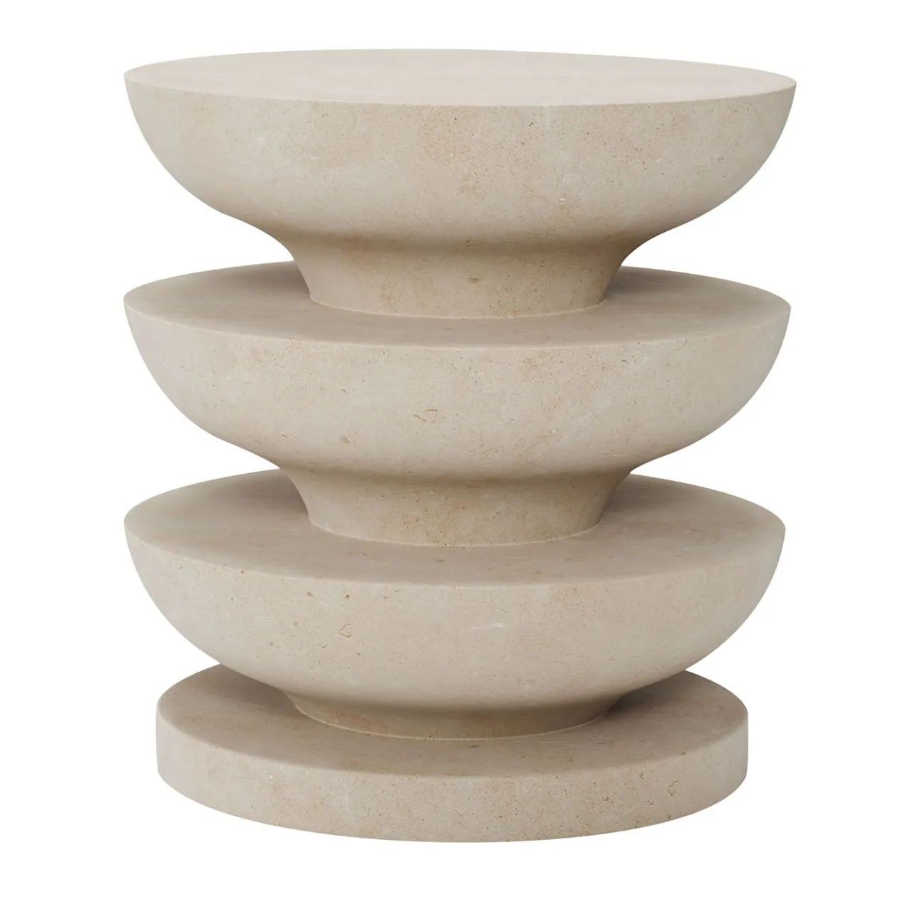 Pimar Limestone Stools<Ondulation Limestone Stool by Matali Crasset