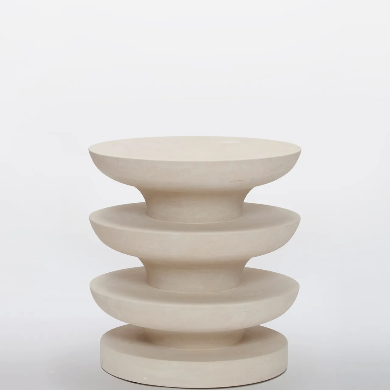 Pimar Limestone Stools<Ondulation Limestone Stool by Matali Crasset