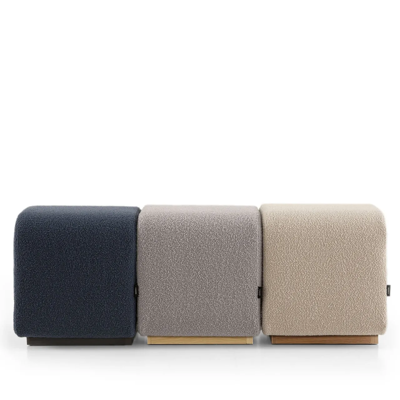 Morica Design Ottomans & Poufs<Onigiri Denim Blue Pouf