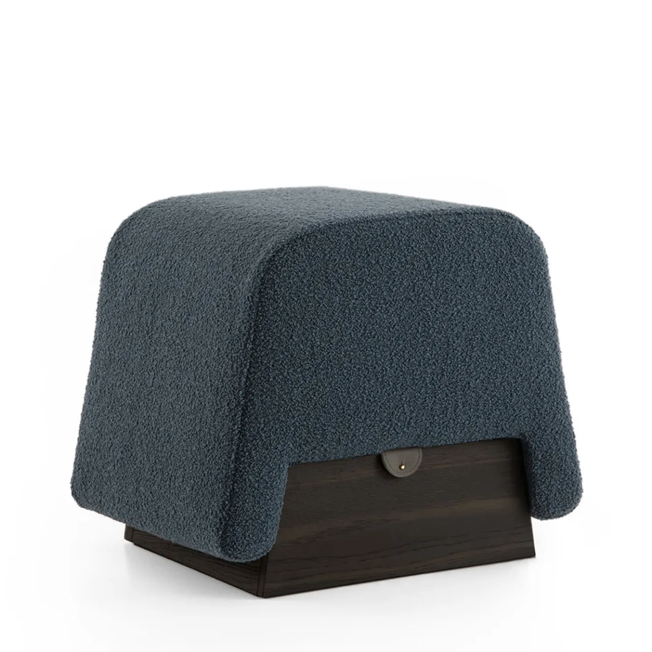 Morica Design Ottomans & Poufs<Onigiri Denim Blue Pouf