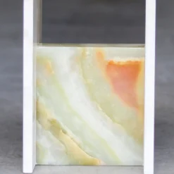 Stone Stackers Side Tables<Onyx Ivory Marble Side Table