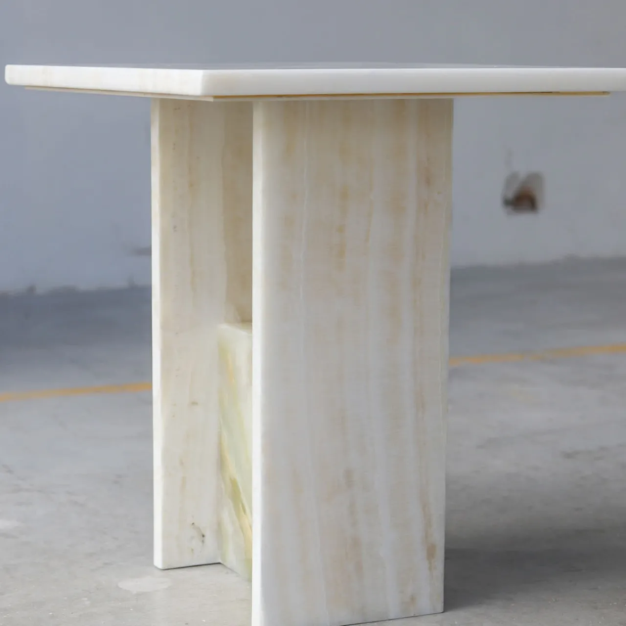 Stone Stackers Side Tables<Onyx Ivory Marble Side Table