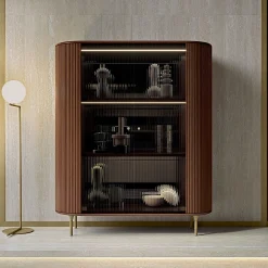 Bamax Cabinets<Opale 2-Door Channeled Cabinet