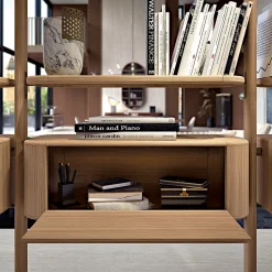 Bamax Bookcases<Opale 9-Shelf & 3-Storage Unit Ash Bookcase