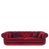 Ghidini 1961 Sofas<Opera Burgundy Sofa by Stefano Giovannoni
