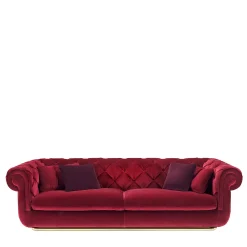 Ghidini 1961 Sofas<Opera Burgundy Sofa by Stefano Giovannoni