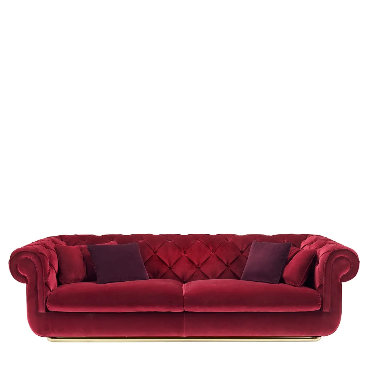 Ghidini 1961 Sofas<Opera Burgundy Sofa by Stefano Giovannoni