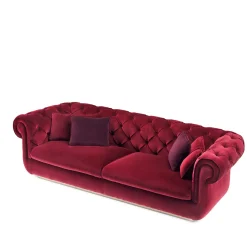 Ghidini 1961 Sofas<Opera Burgundy Sofa by Stefano Giovannoni