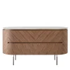 Modesign Dressers<Opera Dresser in Walnut Canaletto with Calacatta Ceramic Top