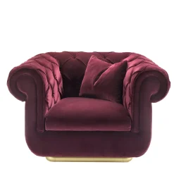 Ghidini 1961 Armchairs<Opera Purple Armchair by Stefano Giovannoni