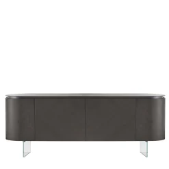 Modesign Sideboards Buffets<Opera Sideboard in Walnut Canaletto With Glass Base