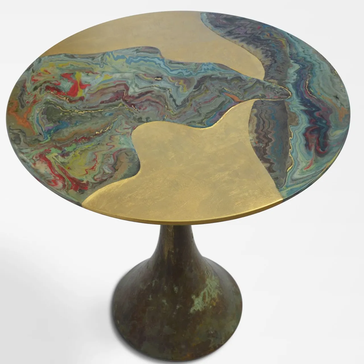 Cupioli Side Tables<Opera' Small Polychrome Metal Side Table