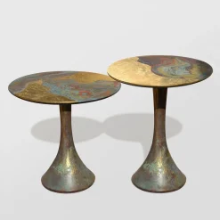Cupioli Side Tables<Opera' Tall Polychrome Metal Side Table