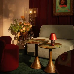 Cupioli Side Tables<Opera' Tall Polychrome Metal Side Table