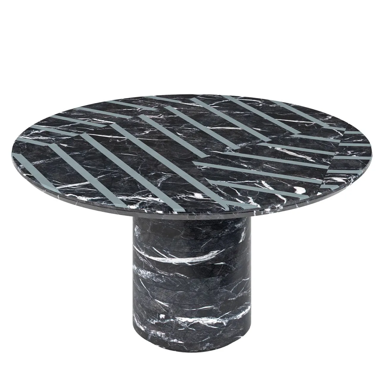 Del Savio 1910 Coffee Tables<Optic Grigio Carnico Marble Coffee Table by Zanellato Bortotto