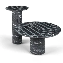 Del Savio 1910 Coffee Tables<Optic Grigio Carnico Marble Coffee Table by Zanellato Bortotto