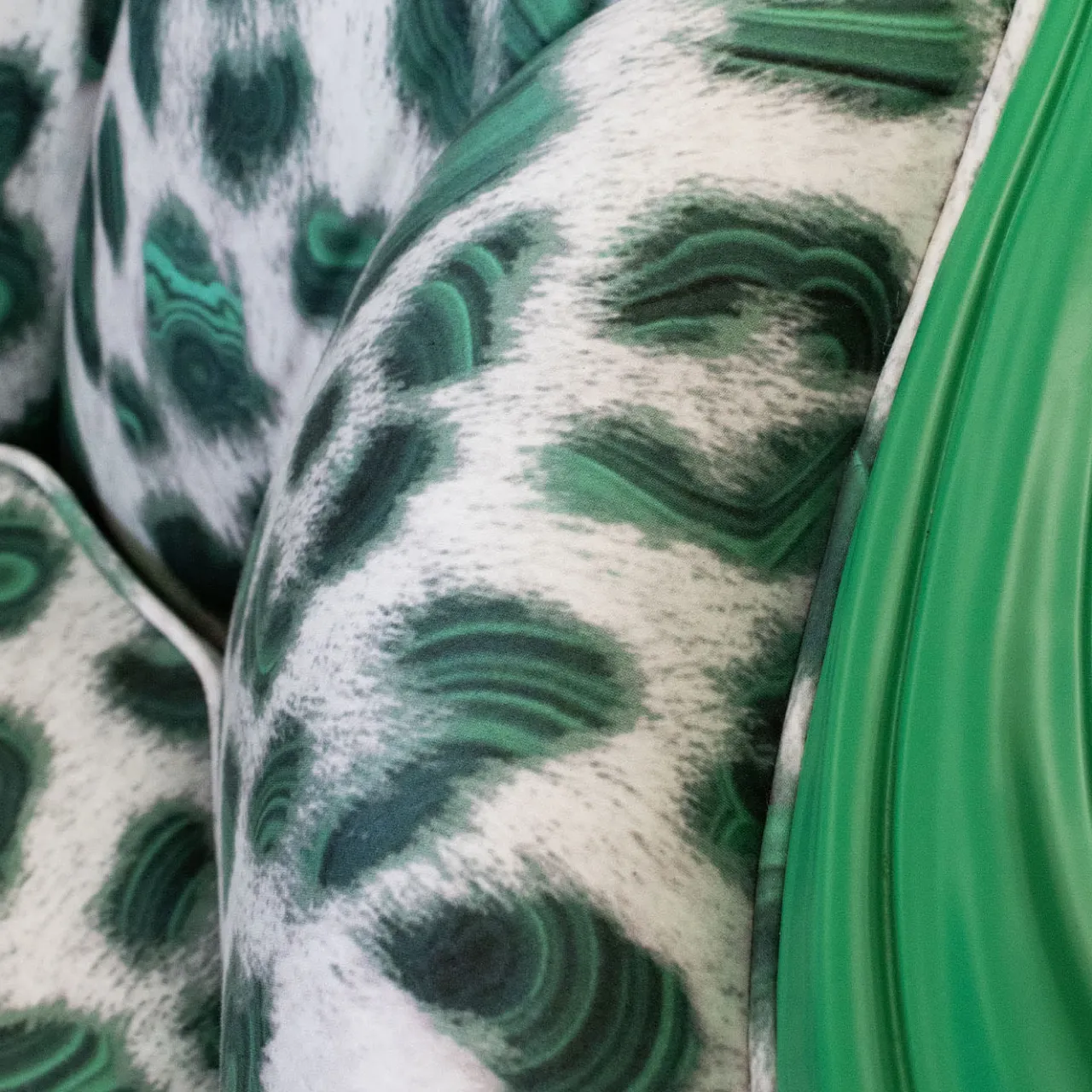 Sergio Villa Armchairs<Opus Animalier Green Armchair By Carlo Rampazzi