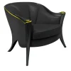 Sergio Villa Armchairs<Opus Black Armchair by Carlo Rampazzi