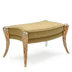 Sergio Villa Ottomans & Poufs<Opus Crazy Glass by Carlo Rampazzi