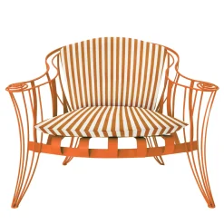 Sergio Villa Outdoor Armchairs<Opus Garden La Dolce Vite Tangerine Armchair