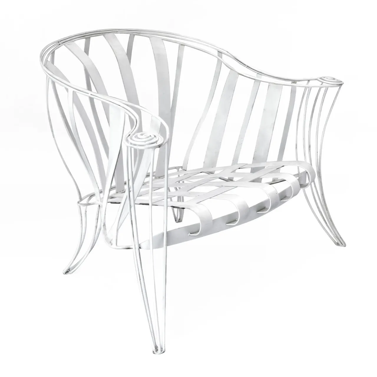 Sergio Villa Outdoor Armchairs<Opus Garden White Armchair by Carlo Rampazzi