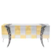 Sergio Villa Sideboards Buffets<Opus Gold and Silver Sideboard by Carlo Rampazzi