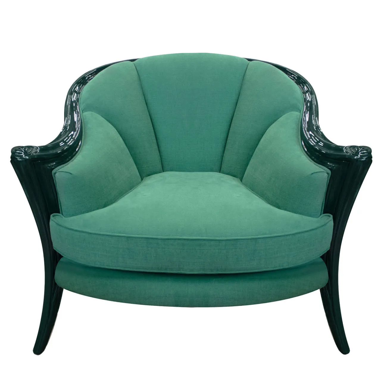 Sergio Villa Armchairs<Opus Malachite Armchair By Carlo Rampazzi